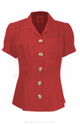 Pretty 40s Blouse - Red