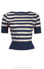 Bateau Sweater - Navy Stripe