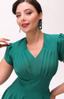 Retro 50s Swing Dress in Emerald