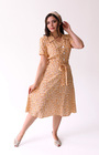 Pretty 40s Shirt Dress in Summer Ditsy