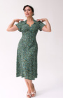 Pretty 40s Tea Dress in Mini Rose