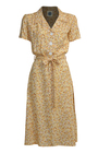 Pretty 40s Shirt Dress in Summer Ditsy