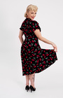 Pretty 40s Tea Dress in Cherry Print