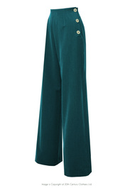 Pretty 40s Swing Pants - Teal